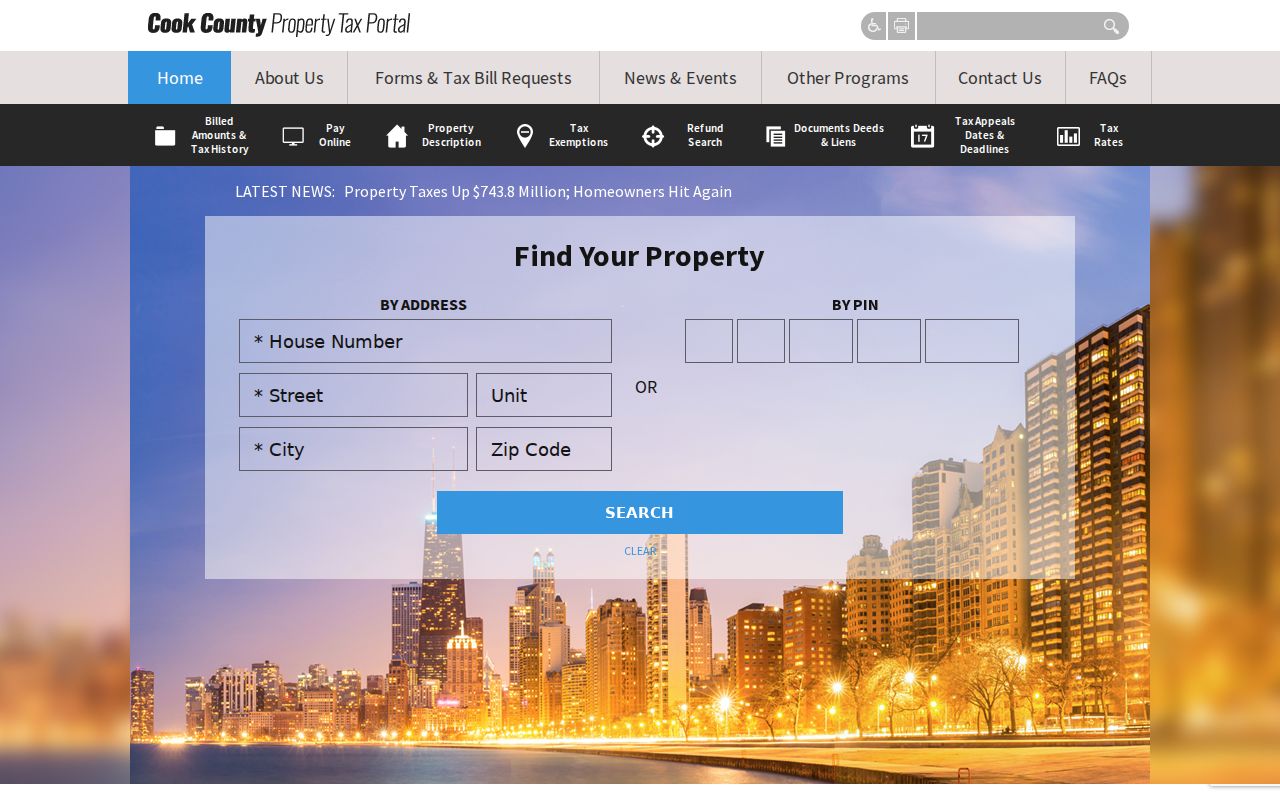 Melrose Park ZIP code directory Cook County property search